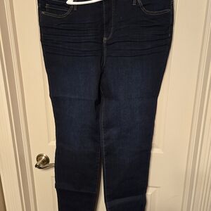 Ricki's Skylar Skinny (High Rise) Dark Blue Jeans - Long Inseam